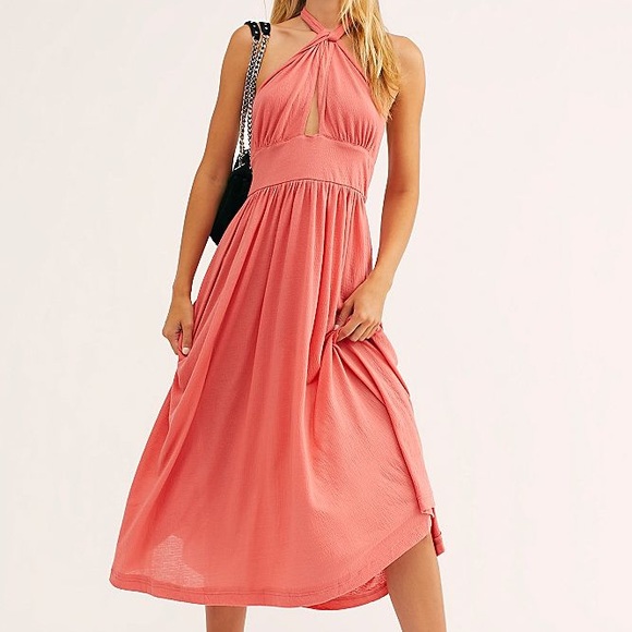 Free People Bonita Midi Dress - Picture 1 of 7